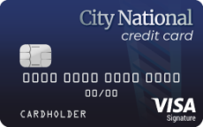 City National Visa Signature Credit Card