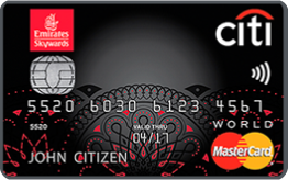 Emirates Citi World Mastercard® is not available - Credit-Land.com