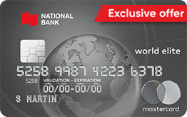 Apply for National Bank® World Elite® Mastercard® - Credit-Land.com